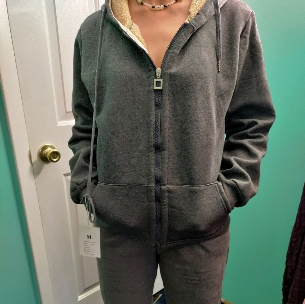 Sherpa Lined Hoodie